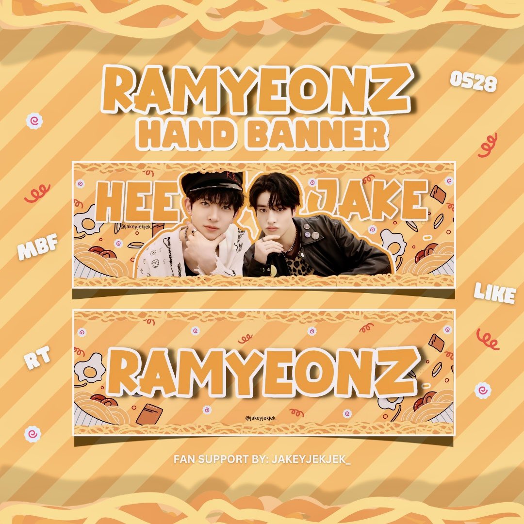 🌸ENHYPEN x BENCH FUNMEET🌸

RAMYEONZ HAND BANNER 
Fan support by: @jakeyjekjek_ 

💕where: The Alley or ChaTraMue (I’ll be attending HYUNGniversity)
💕time: TBA

See you on May 28, ENGENEs!

#BENCH_FUNMEET #HEEJAKE #RAMYEONZ