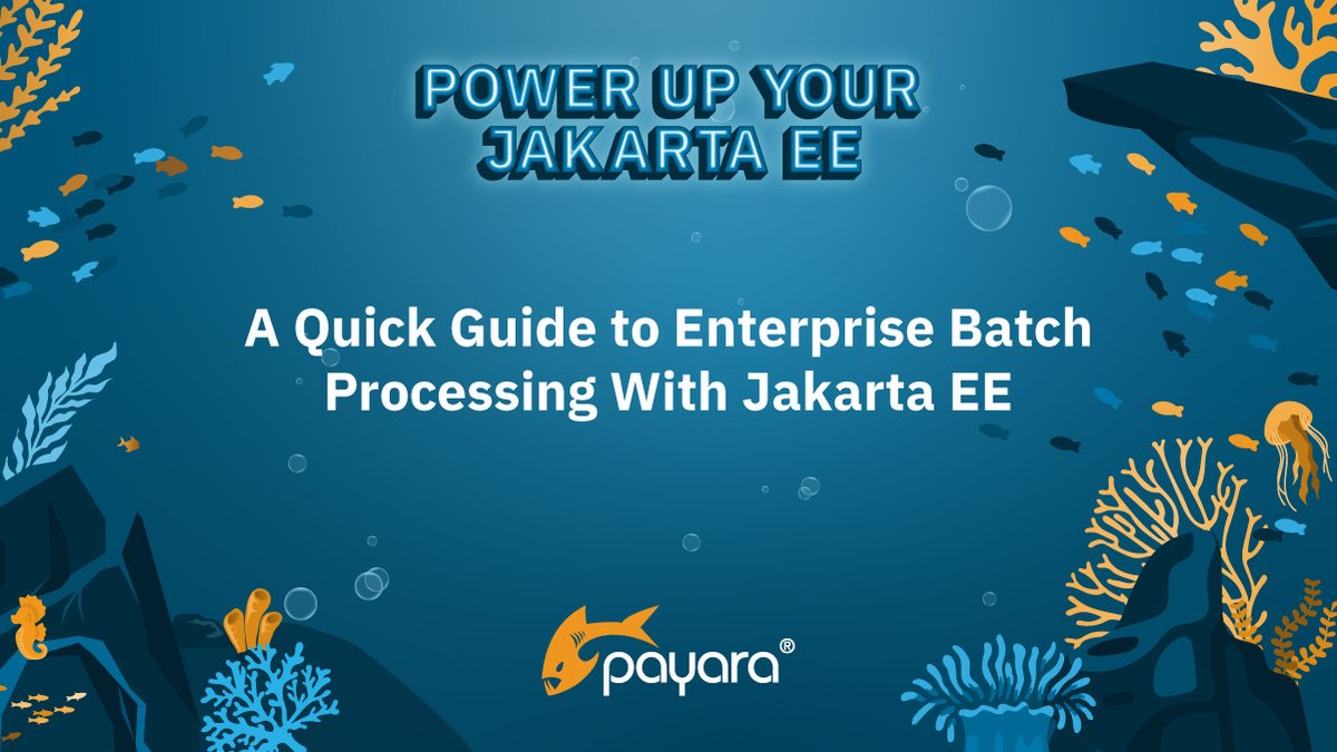 Struggling with handling large volumes of data in your enterprise apps? Discover how #JakartaBatch can help you simplify the process: tinyurl.com/3ph24c9n

#JakartaEE #BatchProcessing #EnterpriseTech