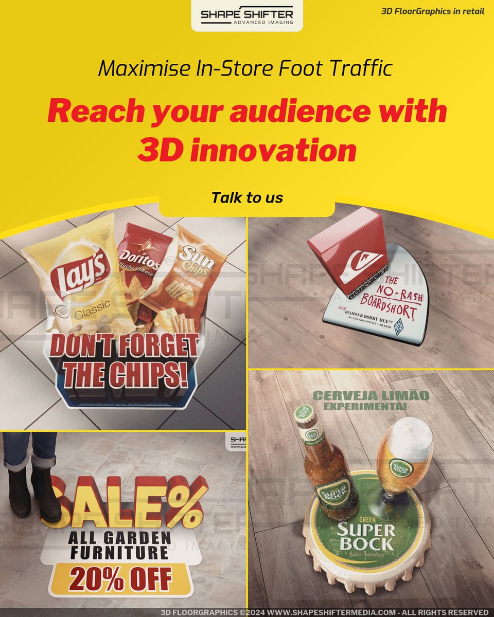 ssm.li Maximise In-Store Foot Traffic Reach your audience with 3D innovation Talk to us #retail #pos #pointofsale #retailmedia #retailers #instoremarketing #hospitalityuk #instore #funkopops #retailing #ncrhardware #supplychain