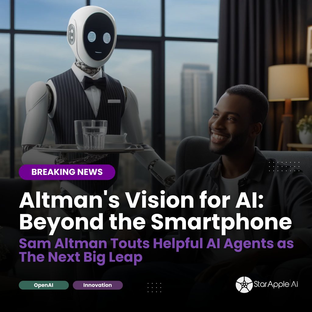 OpenAI’s CEO envisions a future where AI is like a super colleague that knows you better than you know yourself! 🤖 No new gadgets required, just smarter AI. Exciting times ahead in tech! ⌛

#AIRevolution
#SamAltman
#OpenAI
#FutureTech
#SmartAI
