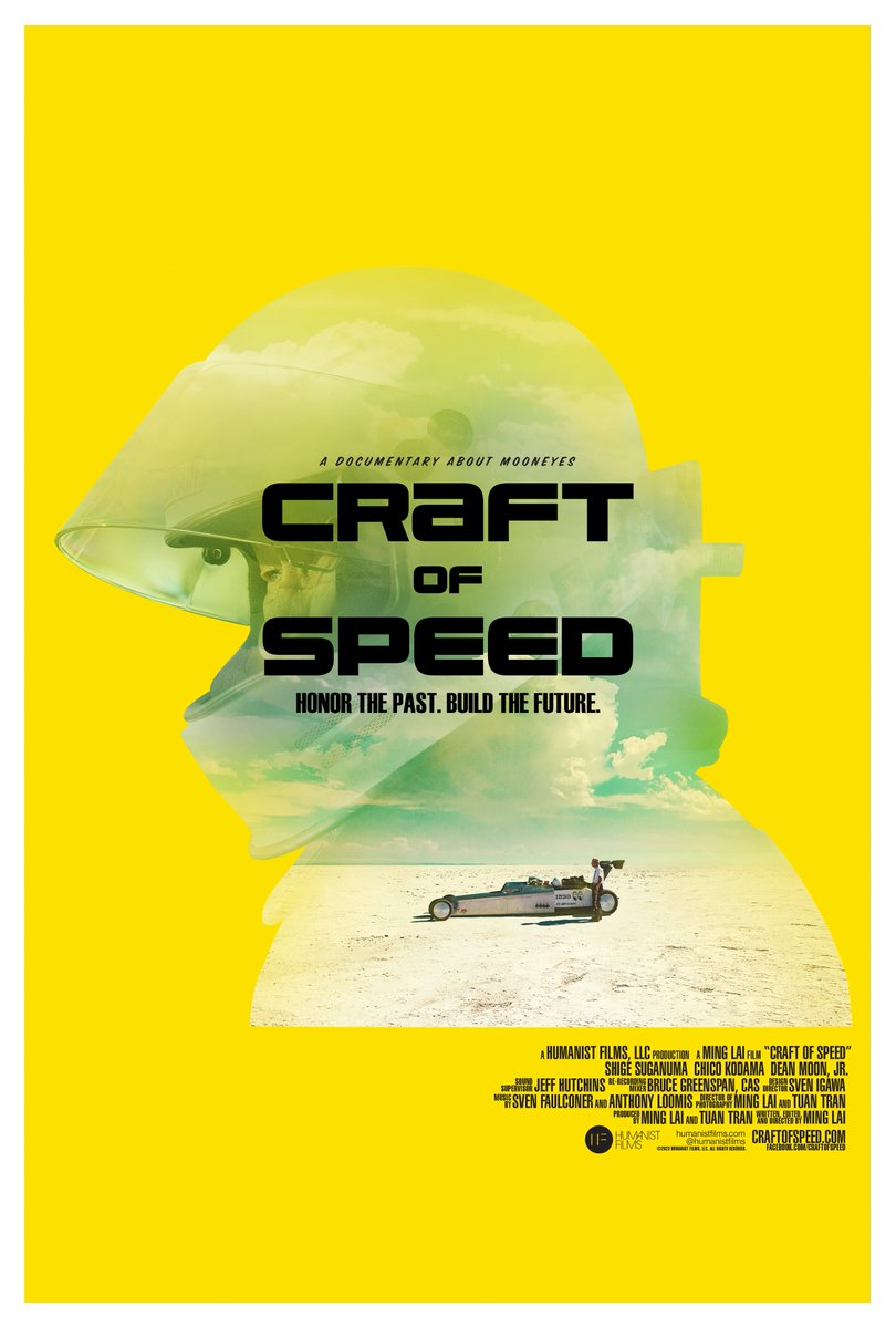 “CRAFT OF SPEED” U.S. PREMIERE

Live Screening
7/20/2024
4-6 pm Reception 
6-8 pm Screening
Lions Automobilia Museum

Virtual Screening
7/27/2024-8/3/2024
US Only

Tickets:
craftofspeed.eventive.org
mooneyes.com
craftofspeed.com
<a href="/MoonEquip/">MOONEYES USA</a> <a href="/M00NEYES/">Mooneyes Japan (En)</a> @lionsautofdn