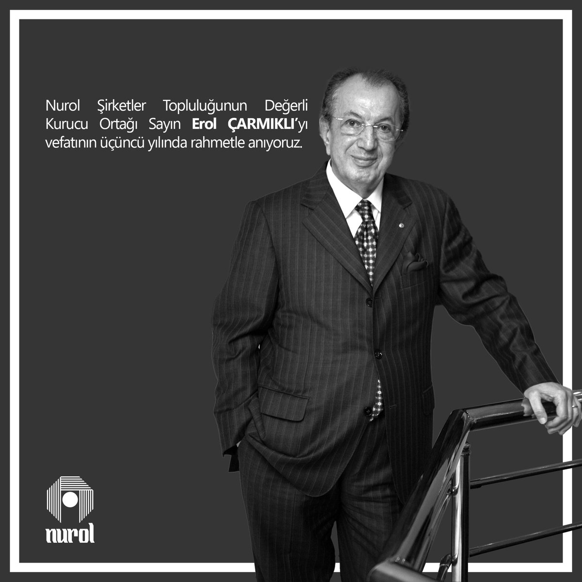 Aramızdan ayrılışının 3. yıl dönümünde Erol Çarmıklı’yı saygı ve özlemle anıyoruz.

#ErolÇarmıklı