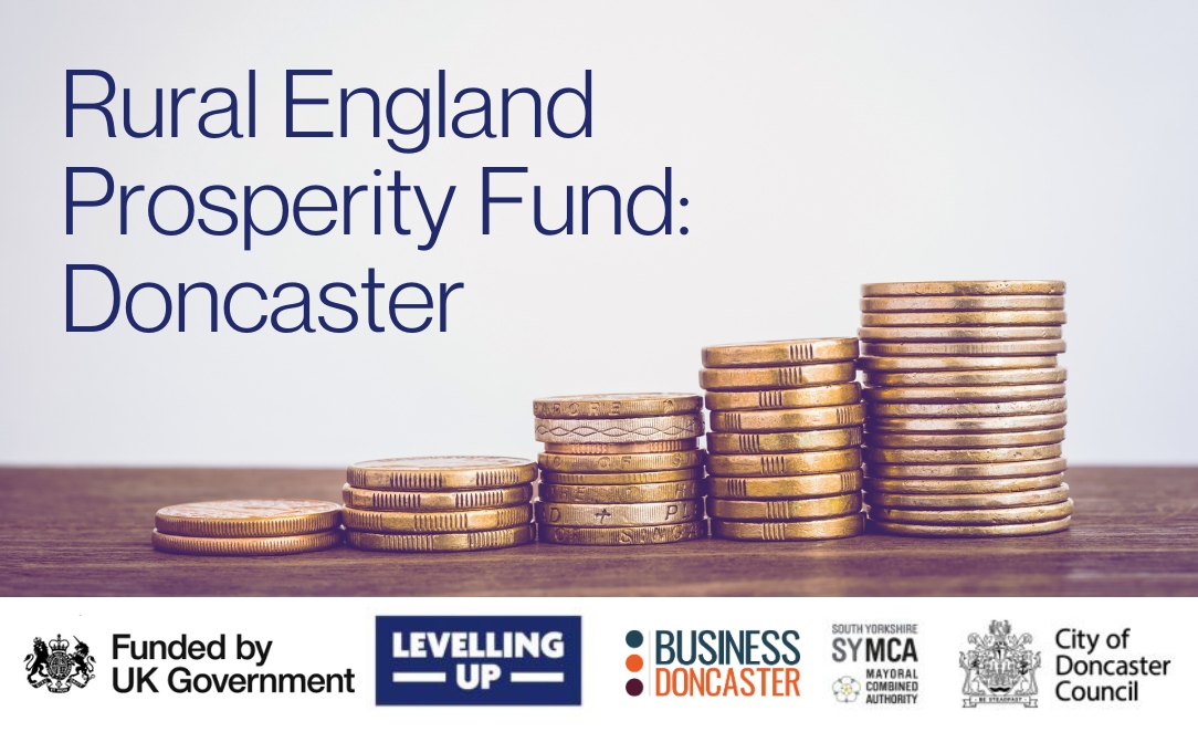 Rural England Prosperity Fund: #Doncaster has been allocated funds to provide capital grant #funding. Grants £2,500-£12,499 available (50% match funding). Info: bit.ly/49db0Rd #UKSPF UK Shared Prosperity Fund info: bit.ly/3Y70XJL @MyDoncaster @SouthYorksMCA