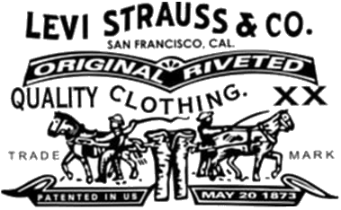 DrPnygard's tweet photo. Today in 1873, German immigrant #LeviStrauss, a mercantile shop owner in San Francisco, and a former customer, #Latvian-Jewish immigrant #JacobDavis, received a patent on Davis' invention: new and improved work pants made from denim jean fabric and reinforced by copper rivets. https://t.co/ehS6AeheEh