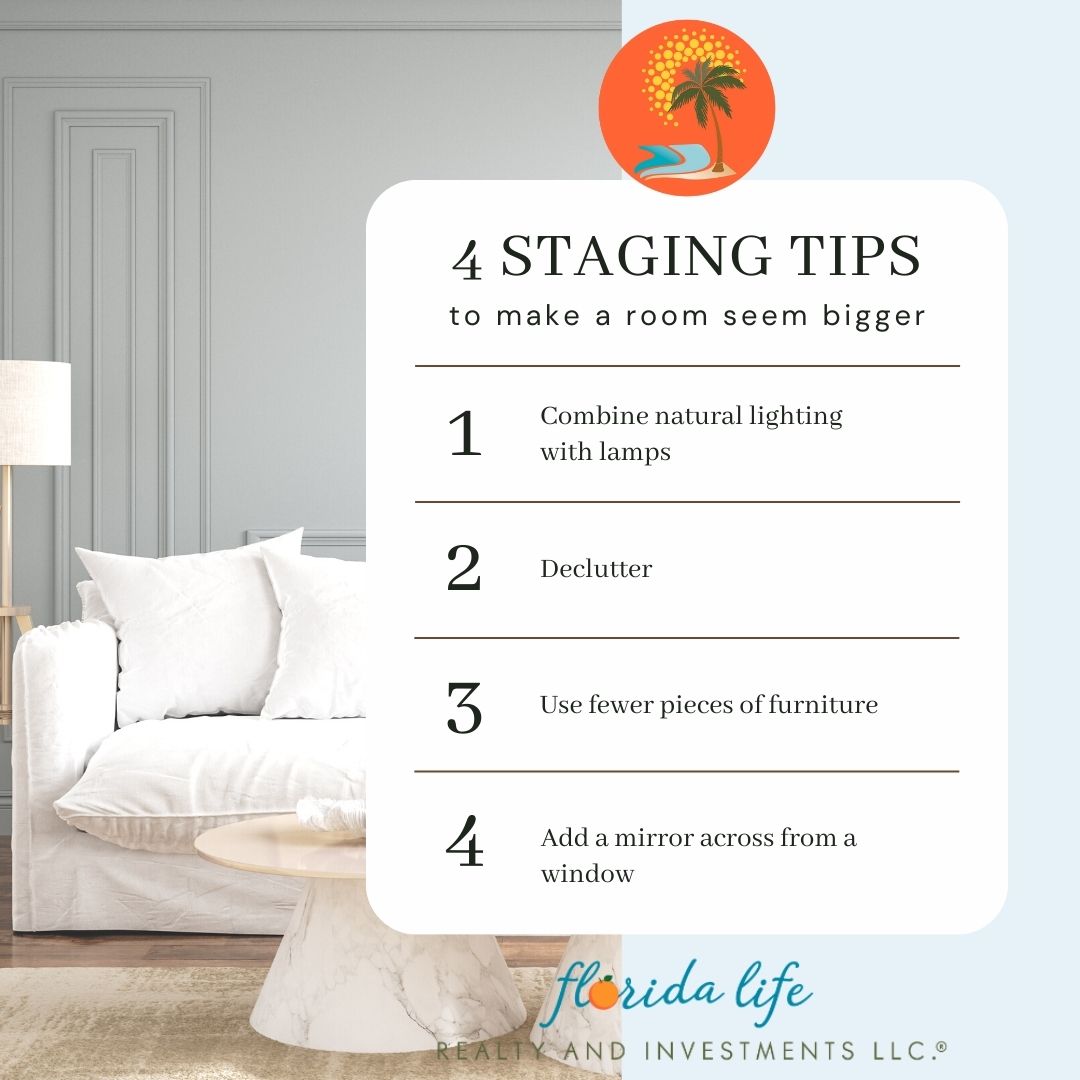 FLlifeRealty's tweet photo. Show buyers your home’s potential with these clever staging tips! 

With these tips, you’ll make your home seem like it has all the space your potential buyers need for their life. https://t.co/AuVJTC8Hdw