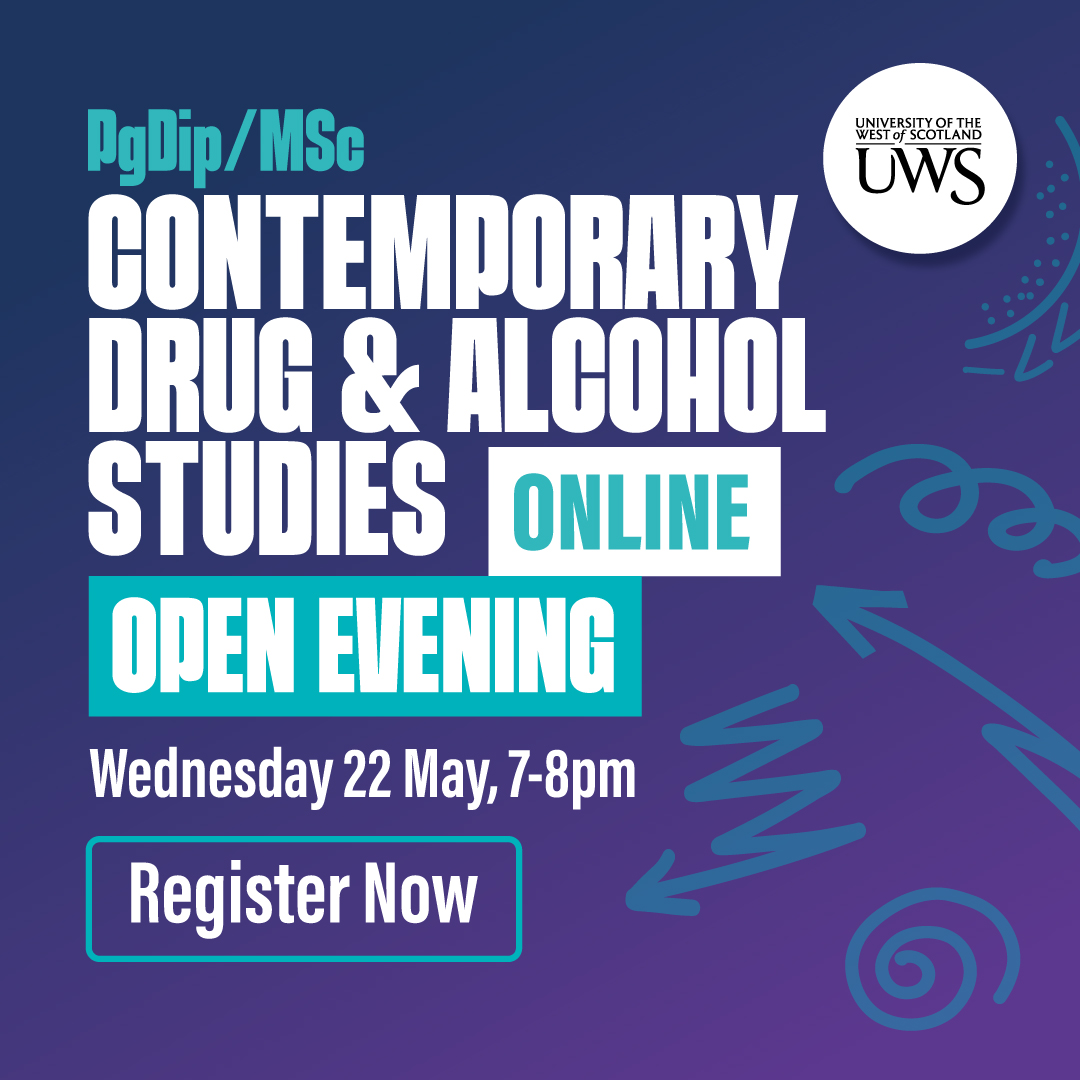 Our Contemporary Drug & Alcohol Studies programme provides you with a unique opportunity to link theory and practice by engaging in work-based learning (drug/alcohol service) or research setting. Book your place on our info session to find out more:eventbrite.co.uk/e/contemporary…