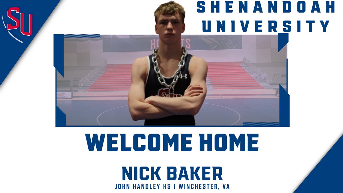 We are very excited Nick Baker (John Handley High School, VA) has committed to wrestle at Shenandoah University!

Welcome Home Nick!
#GoHornets