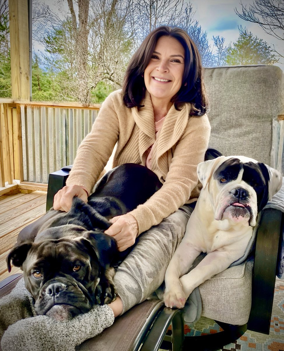 I want to say THANK YOU to everyone that supports Israel and the Jewish people. This is me and my pups. Now you know with whom you are speaking. (I’m 59 and my bulldogs are Cozmo, left, and Puddin, right.)