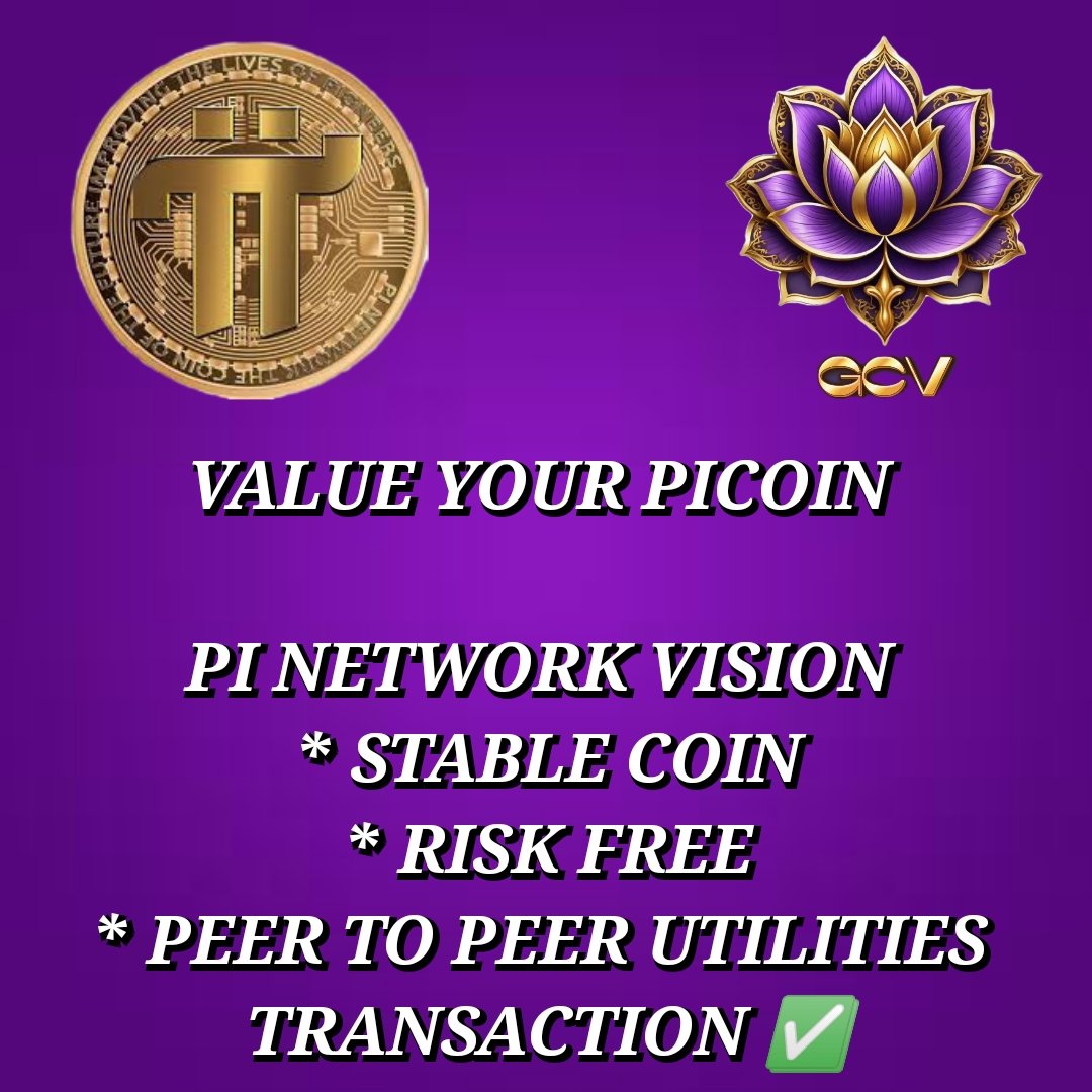 RETWEET 🎯 🔥 

WHY WE CHOOSE GCV $314,159 

* STABLE COIN 
* RISK FREE 
* PEER TO PEER UTILITIES TRANSACTION ✅ 
THIS MEANS PERSON TO PERSON, BUSINESS TO BUSINESS, COMPANY TO COMPANY, SHOP TO SHOP✅

GOLD HAS VALUE, BECAUSE IS VALUED BY EVERYONE, REMEMBER GOLD HAS UNLIMITED