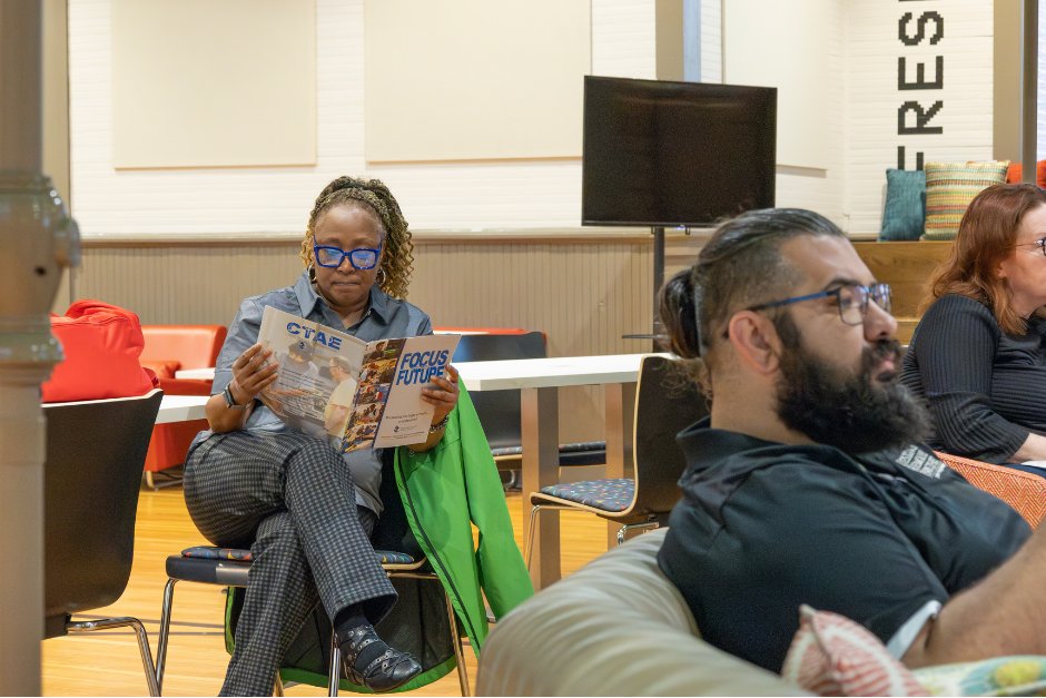 Last week we held our quarterly Cherokee Workforce Collaborative meeting.

Cherokee educators and employers heard from past participants in the Cherokee Summer Internship Program.

Businesses interested in participating can visit cherokeega.org/internship.