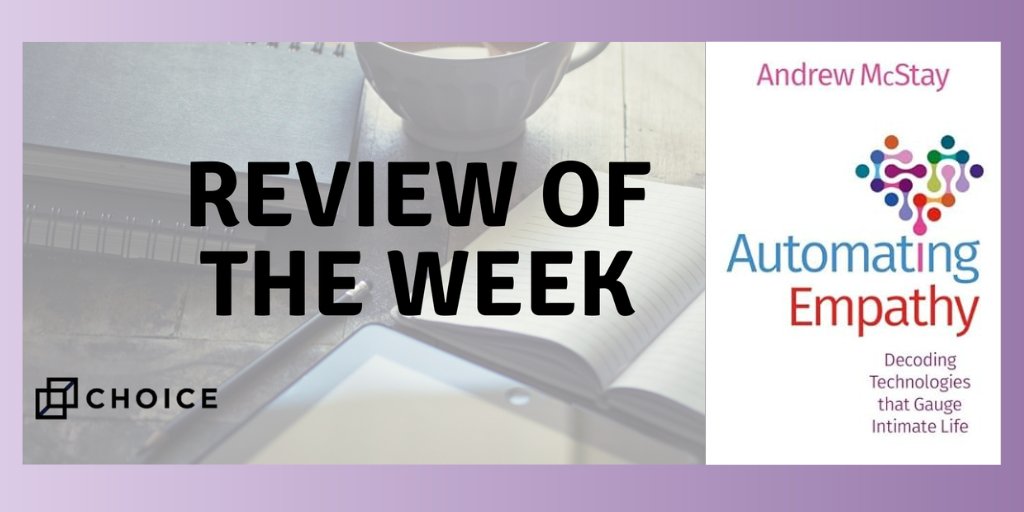 This #ReviewoftheWeek centers on emotional #AI, evaluating the ethics of “contemporary technologies designed to emulate, interpret, and express empathy' in @digi_ad's 'Automating Empathy' from @OUPAcademic: ow.ly/5EHG50RKogG #Empathy #AIEthics