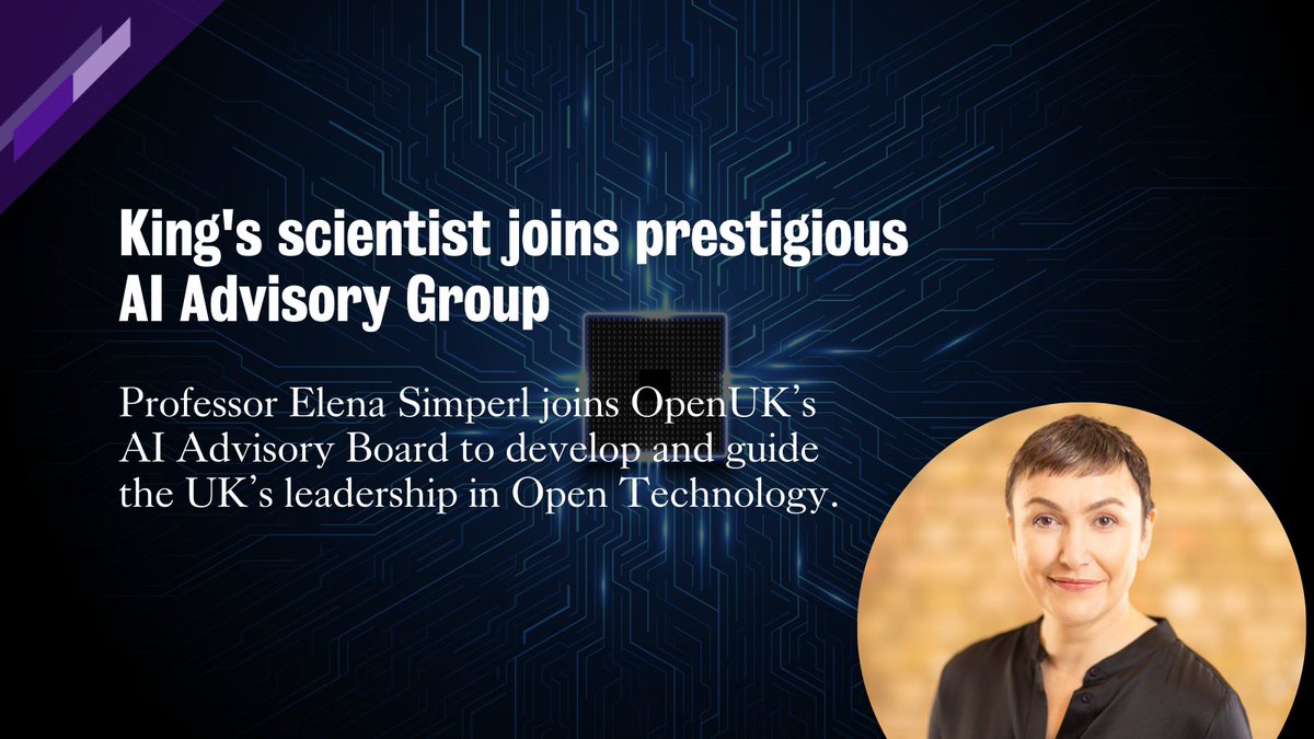 “AI is an enormous influence on our lives and there are many questions about it which cannot be solved by technologists alone.'🤖 @esimperl joins @openuk_uk’s first AI advisory board to guide the future of Open Technology with cross-sector leaders🎓 loom.ly/mKKqNZY
