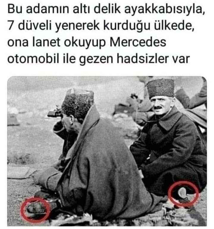 Mercedesle gezenler var tabi yaradan kıyaslamayı bizlerin yapmasını ve doğru yolu bulmamızı bekliyor... Tek dünya liderim 👍 #MustafakemalAtatürk