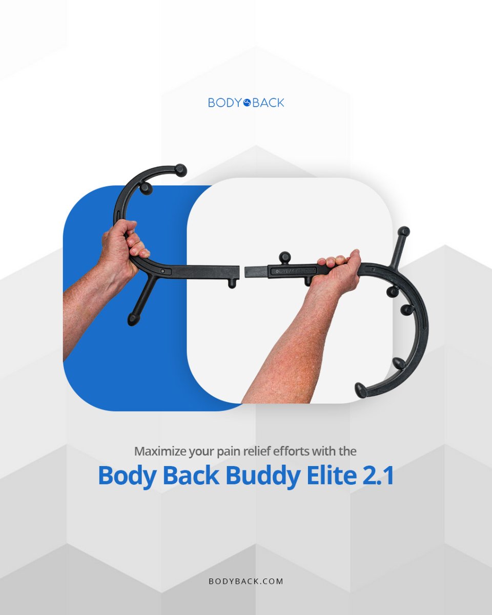 bodybackcompany's tweet image. The Body Back Buddy Elite 2.1 is a durable, two-piece therapy tool that snaps together securely and refuses to bend or break.

Say hello to the strength you can feel.

Don’t settle for less: amzn.to/4agLRpy

#physicaltherapist
#chronicpainrelief
#massagetools
