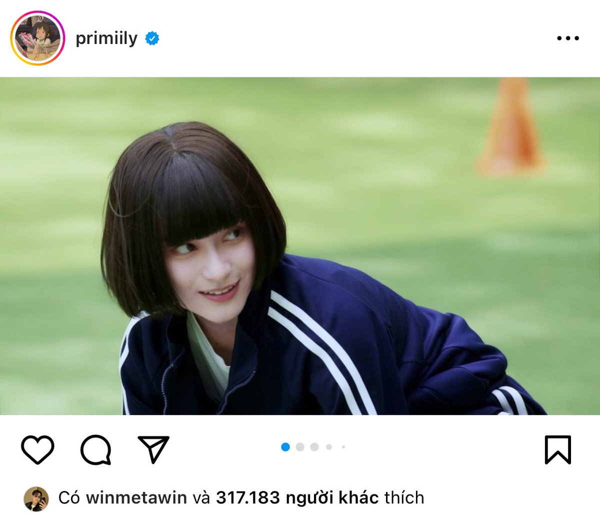 Win liked the post to support Prim's new series 🥳 #winmetawin #primiily