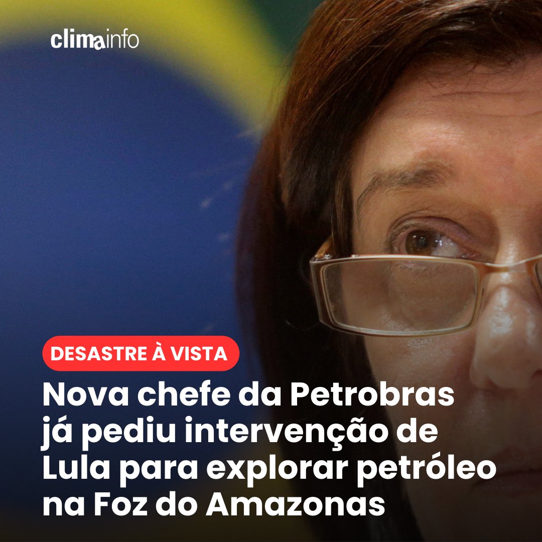 Brasil: precisamos de uma transição energética justa asap

Governo Lula: *reforça insistência na exploração da Foz do Amazonas*🤡

👉Em declarações recentes, Magda disse que atraso na licença é frustrante e pode estagnar o Brasil

🧵