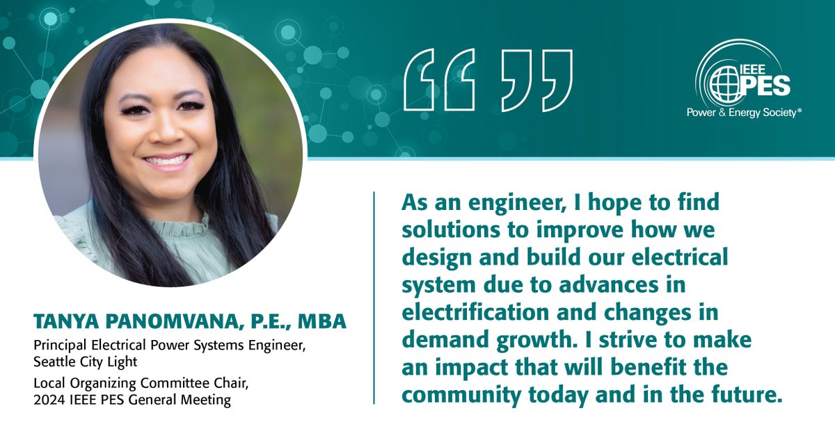 📌 In celebration of Asian & Pacific Islander Month, we're excited to illuminate the efforts of Tanya Panomvana, PE, MBA ( bit.ly/3K4XpBd ). ▶️ bit.ly/3UOMXCS cc: @SEACityLight @ieeepesgm #ieeepes #ieeepesgm #AAPI #profilestory #seattlecitylight #WIE