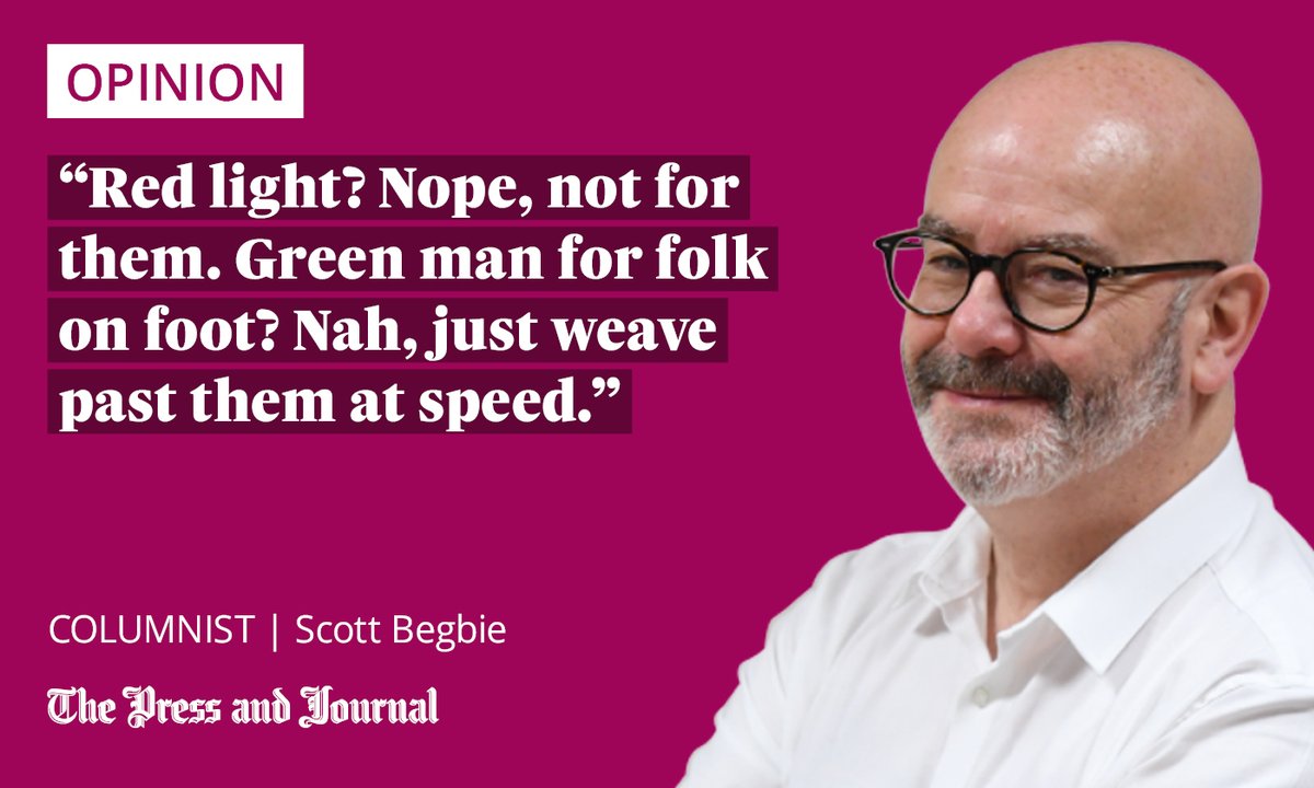 If thoughtless cyclists know they are as accountable as car drivers for reckless behaviour, they might screw the nut. Scott Begbie: Aberdeen's dangerous delivery bike riders must realise damage they can do pressandjournal.co.uk/fp/opinion/col…