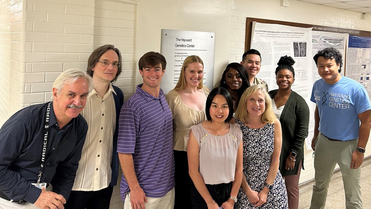 Tulane_Genetics's tweet photo. Congratulations to our Hayward Genetics Class of 2024! We can’t wait to see what you accomplish next!
🎓🧬 https://t.co/4khFqRIeMP