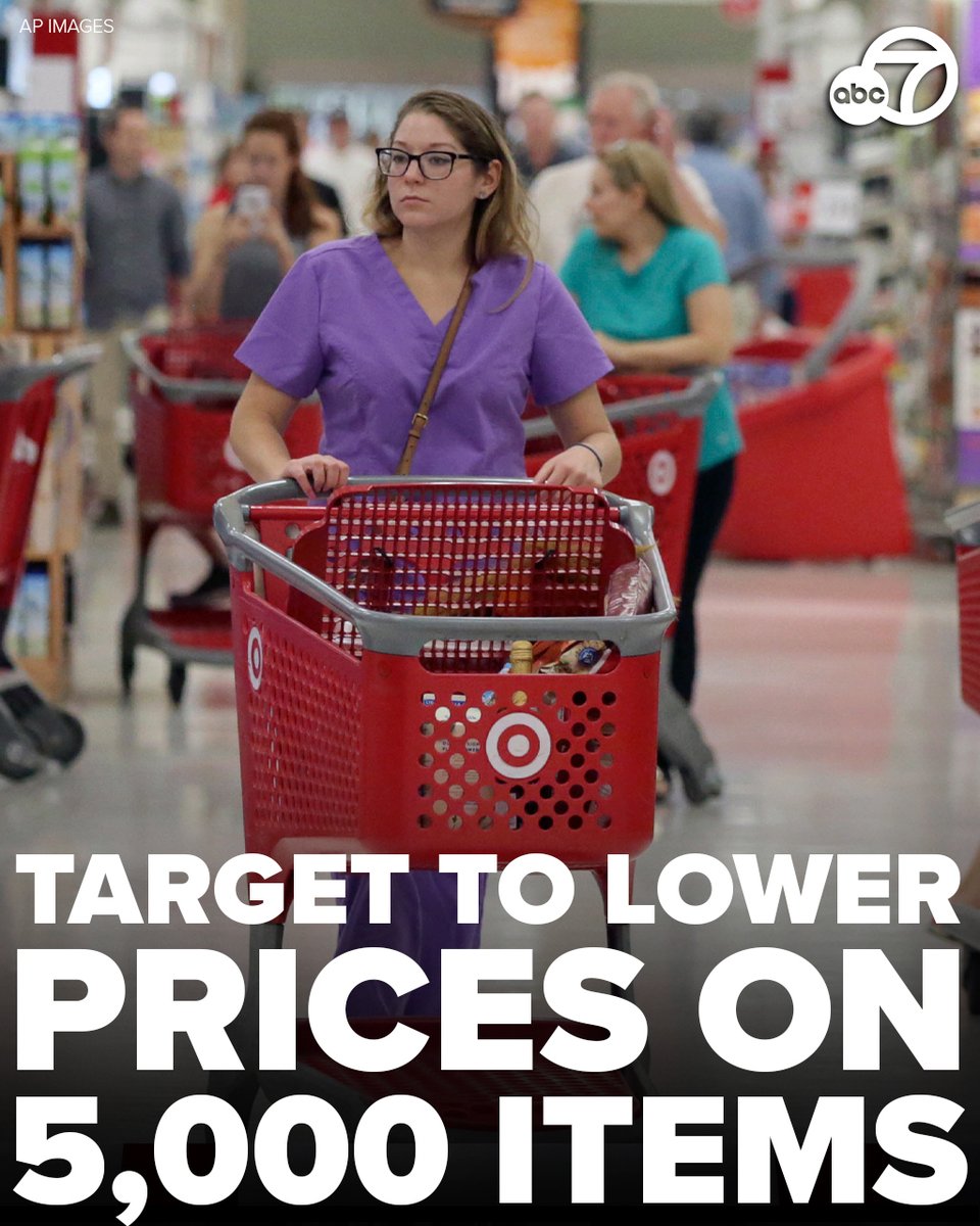 Attention, Target shoppers! The retailer announced it is dropping prices on 1,500 items and plans to cut prices on around 5,000 frequently shopped items over the course of the summer. abc7.la/3WPbmLk