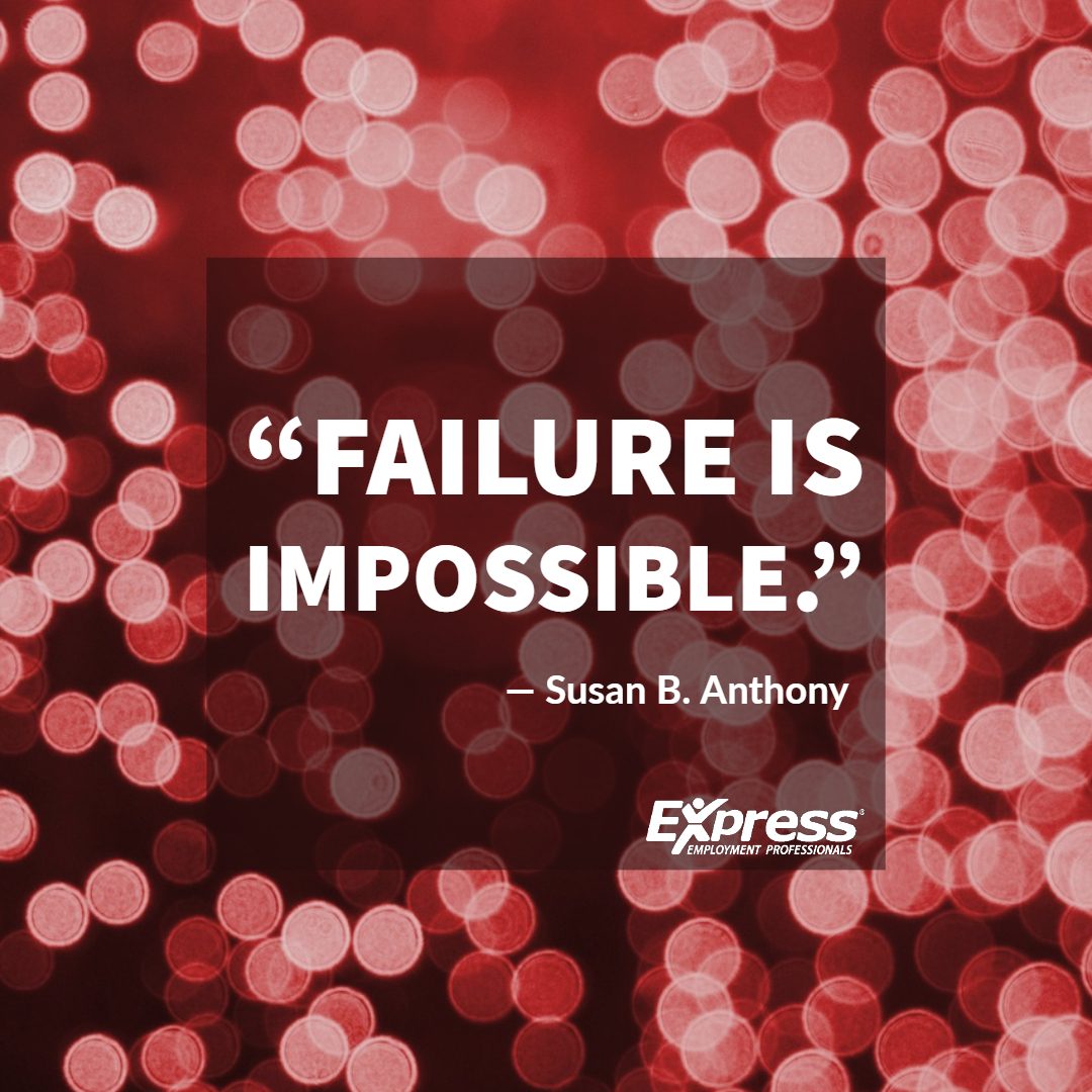 You'll always accomplish something just from trying.

#ExpressPros #MotivationMonday