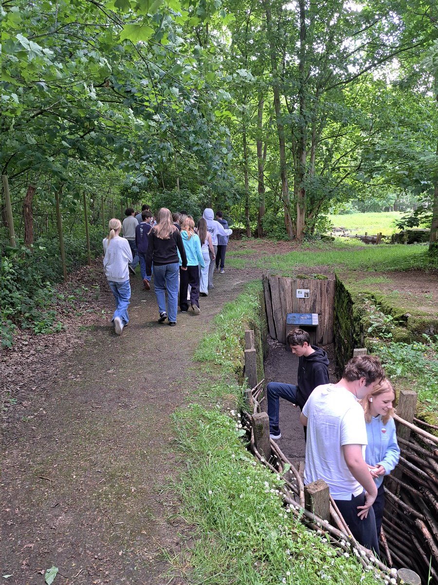 AmpCollHumans's tweet photo. Year 9 Visiting the German trenches at Bayernwald  @AmpleforthColl https://t.co/xjuoGFp0ZW