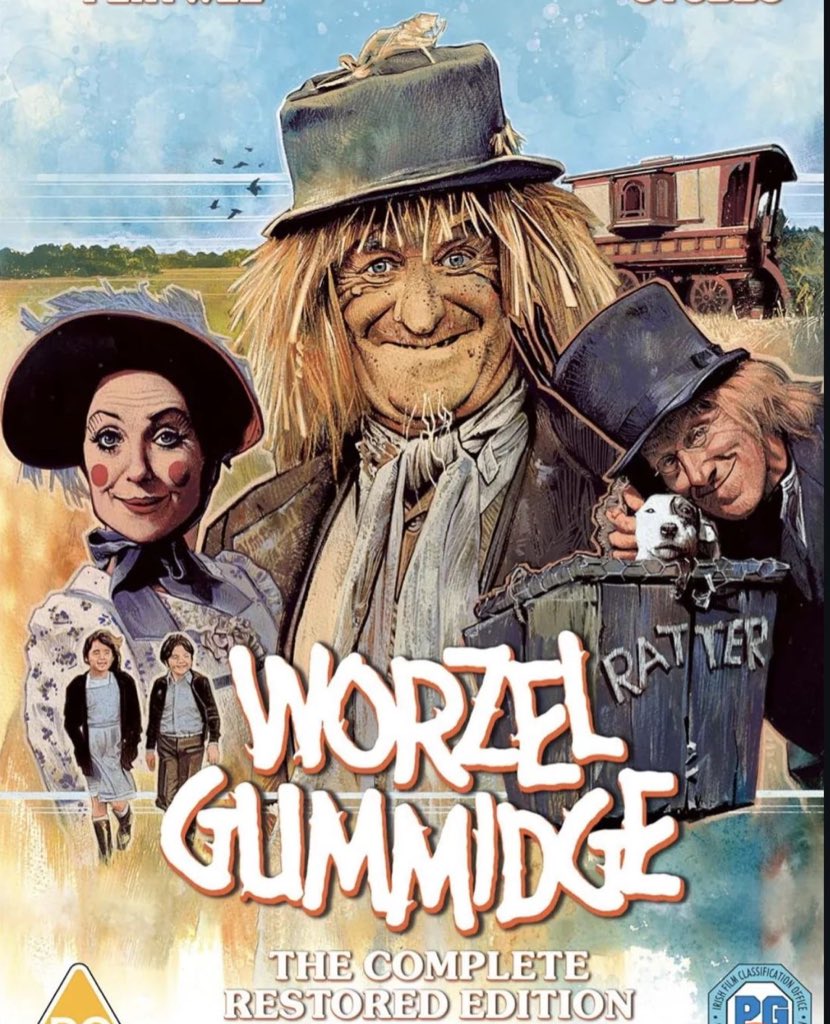 NeilNevins's tweet image. British kid in the Criterion Closet asking if they got Worzel Gummidge