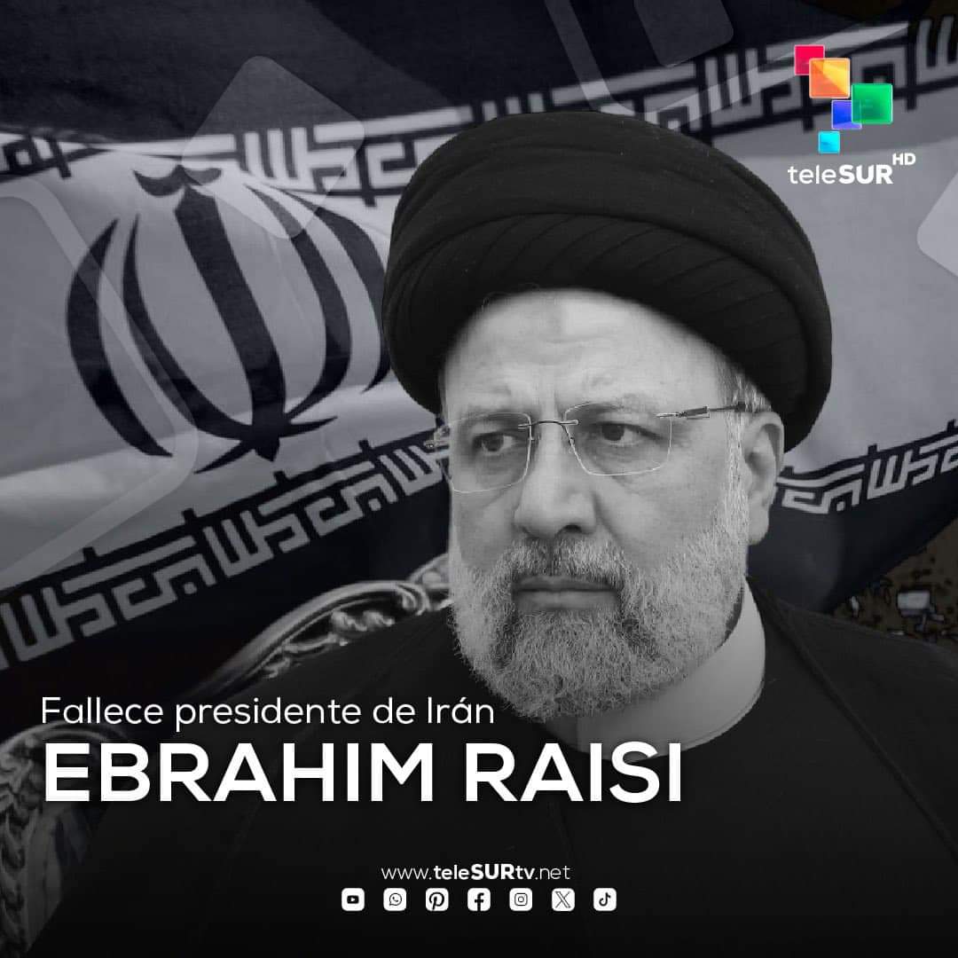 Desde los #CDRMatanzas expresamos nuestras más sentidas condolencias a la República Islámica de #Irán por la pérdida física de su presidente Ebrahim Raisi 🕊️..EPD #CDRCuba