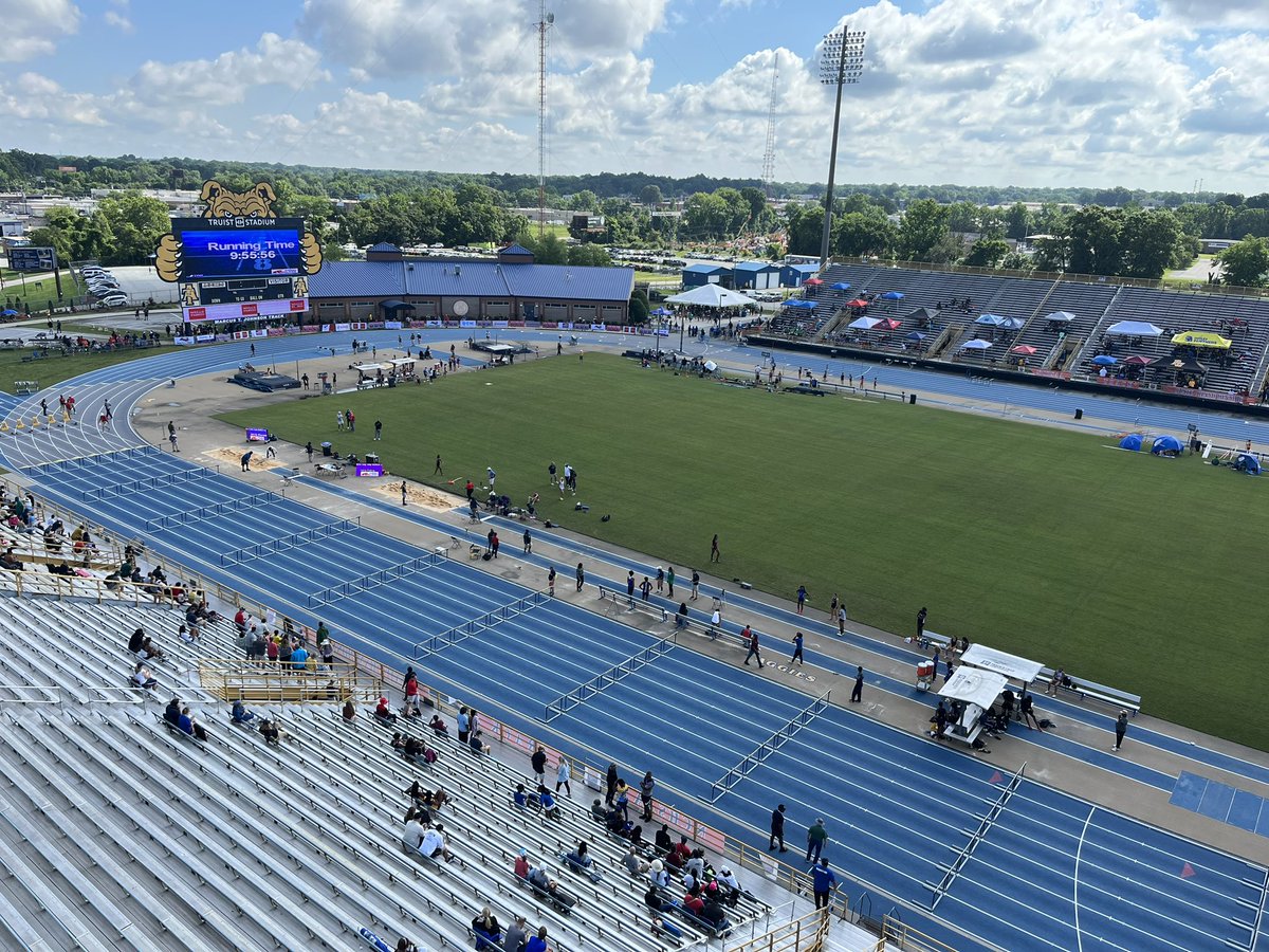 A Beautiful Special Monday for the 1A/3A Track and Field NCHSAA State Championship!! #NCHSAA #BetterTogetherSince1913