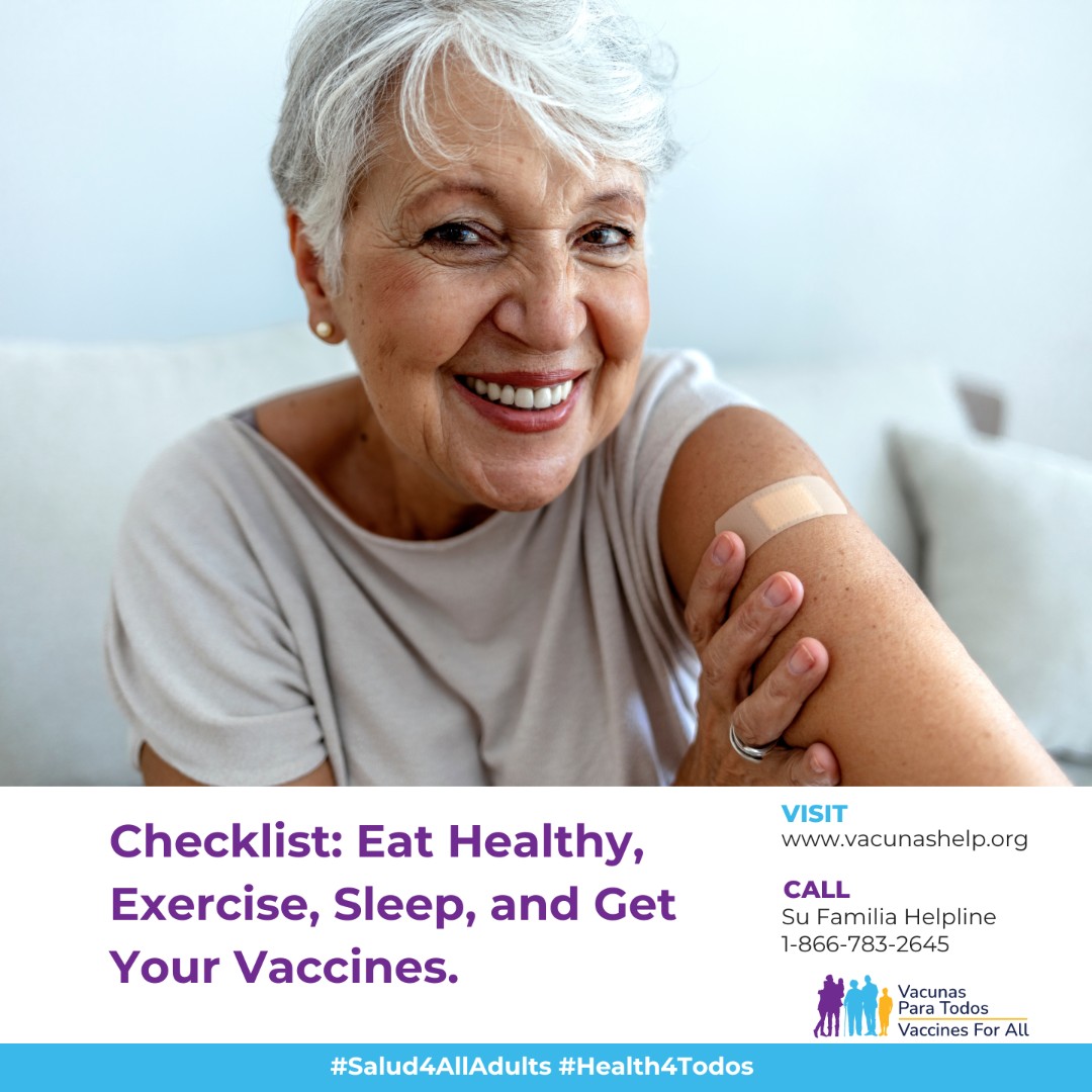 Like healthy eating, good sleep, and regular physical activity, we all need vaccines throughout our lives. Vaccines teach our bodies how to fend off infectious diseases. Immunizations have saved millions of lives. cdc.gov/vaccines/sched… #health4todos