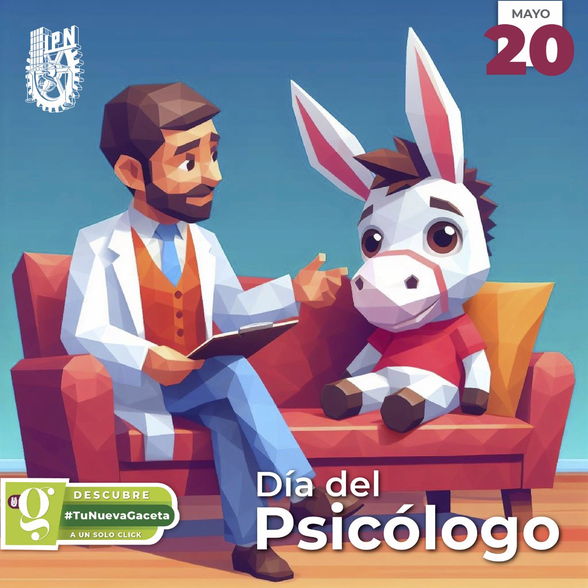 IPN_MX's tweet photo. Hoy festejamos con mucho orgullo a todos los psicólogos que se han formado en el #IPN, su empatía, dedicación y conocimientos han marcado la diferencia en la vida de muchas personas. ¡Gracias por contribuir a mejorar la salud mental de los mexicanos! #Huélum #DíaDelPsicólogo https://t.co/cv1pYL0s8V