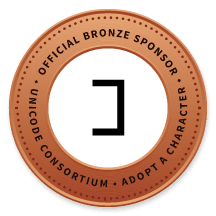 Unicode thanks 𖩉eveloper Nirmal, our newest Bronze Sponsor! #UnicodeAAC aac.unicode.org/sponsors#b16A49