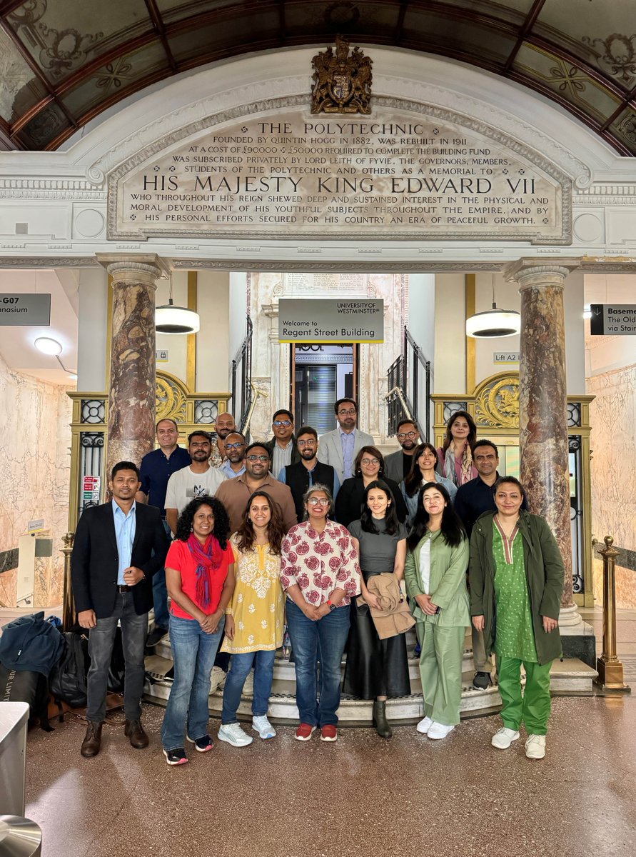 Congratulations to our Chevening South Asia Journalism Fellows starting their programme in the UK at @UniWestminster! 👏 

The fellowship offers a bespoke 8-week curriculum covering issues around media and politics in South Asia and the UK.

Read more 👉 chevening.org/fellowship/sajp