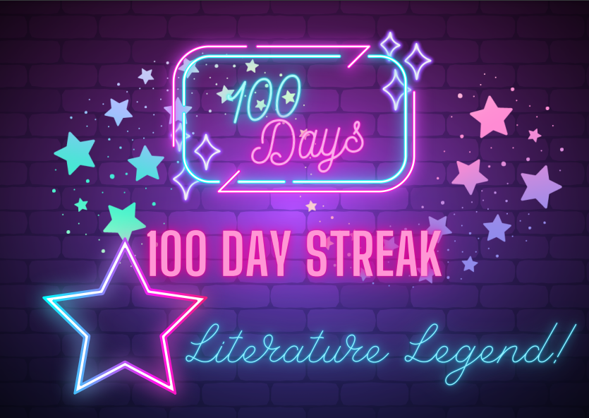 Congratulations to the 31 Literature Legends who have maintained their 100 days of Literature challenge streak at Outwood Academy Hemsworth and received their certificates and prizes today! #TeamEnglish #LiteratureLegends
