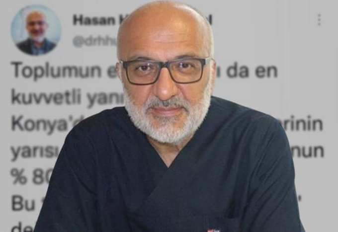 🗣️Konya Numune Hastanesi Başhekim Yrd Hasan Hüseyin Uysal’dan skandal sözler: 'Konya'da bile göbeği, göğüslerinin yarısı, omuzları, bacak uyluğunun %80'i açık tipler türedi. Bu teşhir, 'beden görseli satma' değil mi? Beden satmaya giden yol, fahişelik yolu değil mi?'