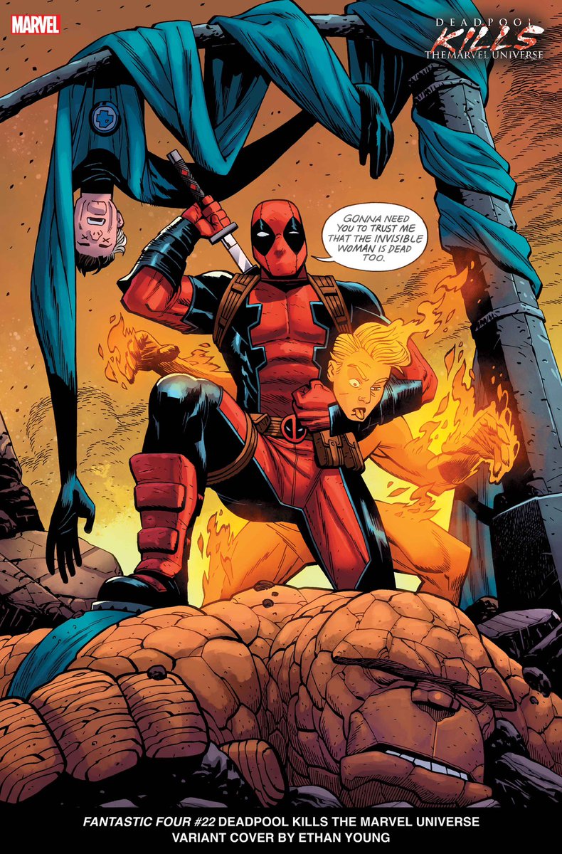 My Deadpool Kills the Marvel Universe Variant for FF #22 =D