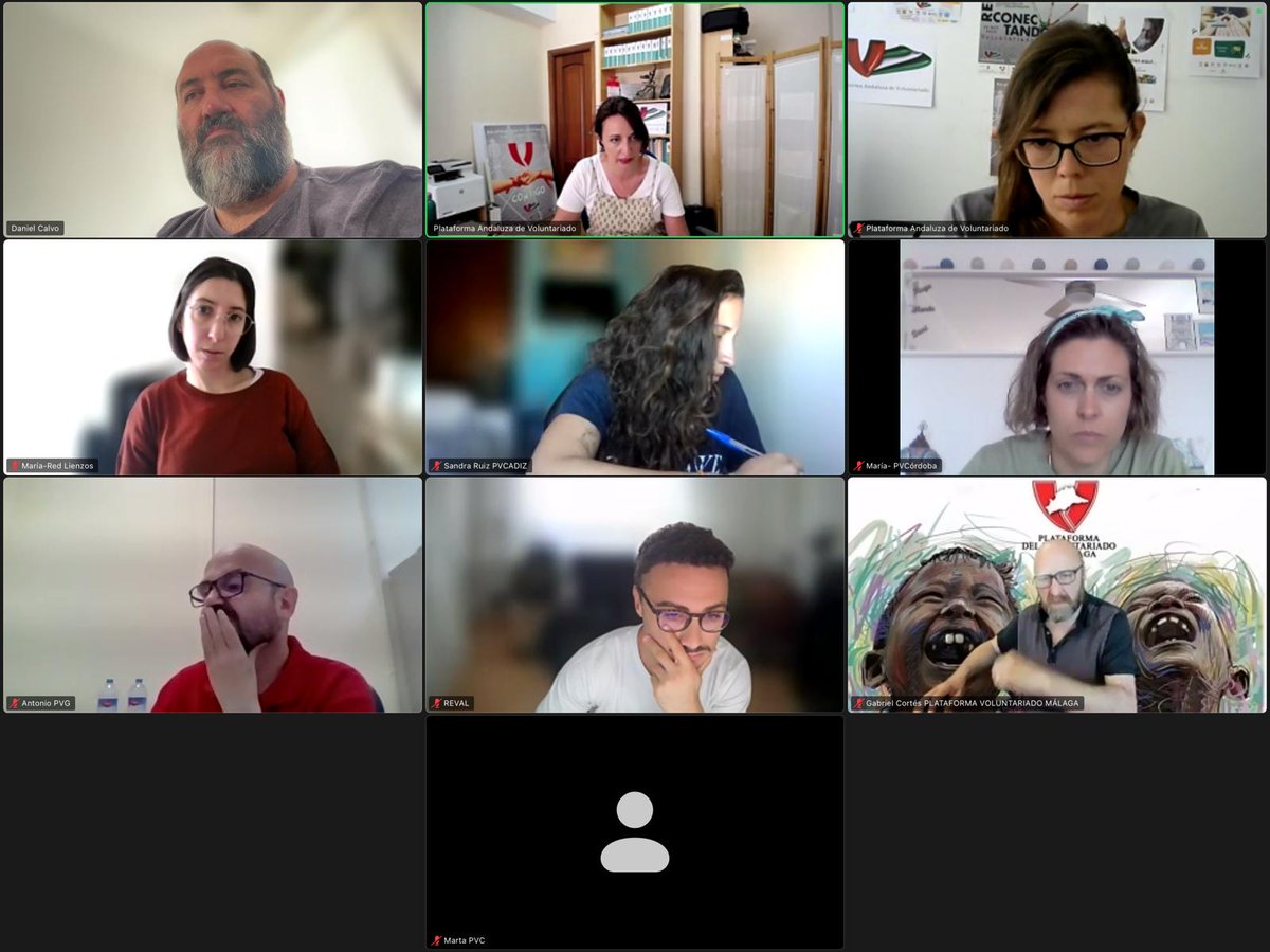 Hoy los técnicos de la Plataforma Andaluza de Voluntariado y de las distintas Plataformas provinciales, se han reunido para aunar y coordinar proyectos conjuntos. El trabajo en Red hace que las entidades puedan realizar actividades con más calidad y pueda llegar a más personas