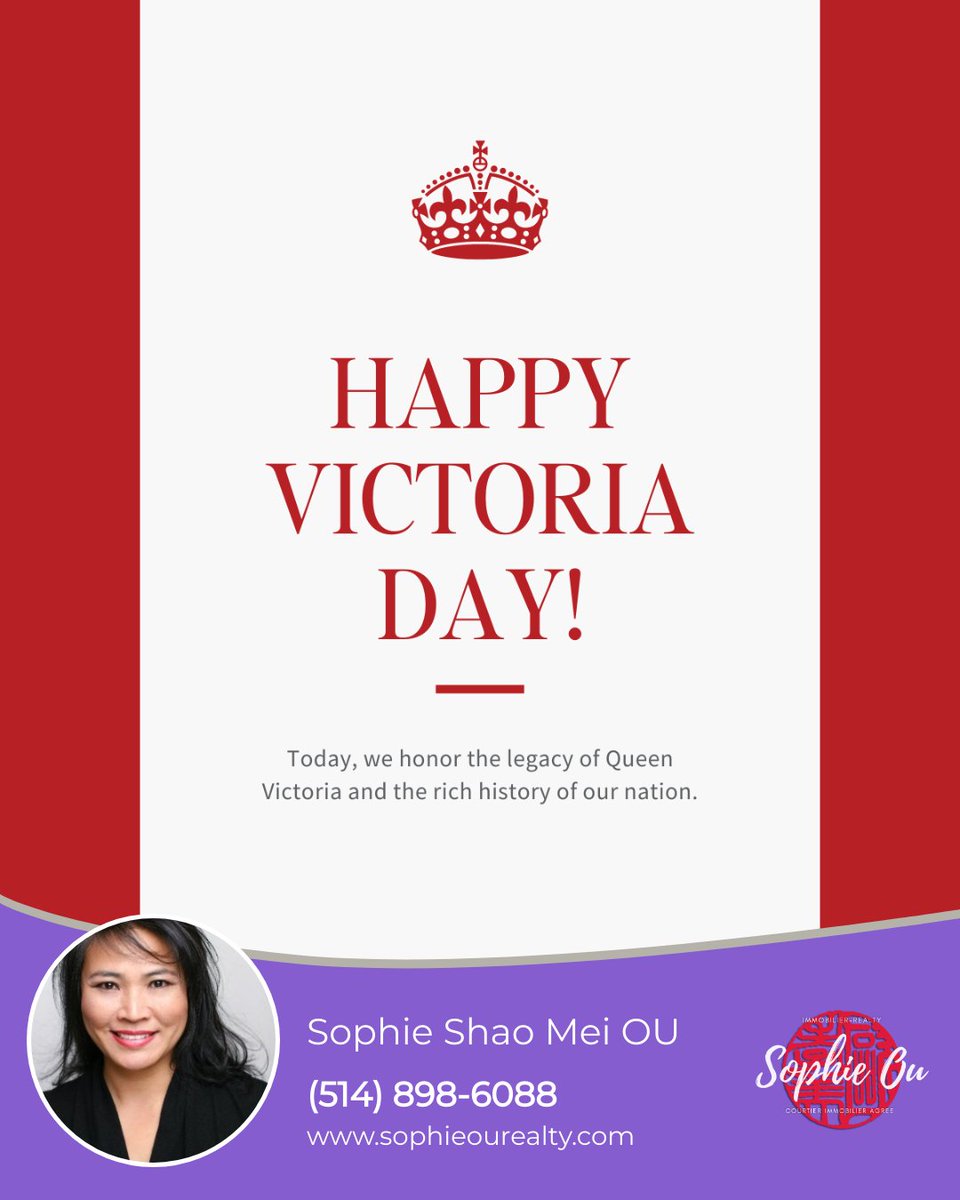 Happy Victoria Day, Canada! Let's cherish the moments with friends and family, revel in the beauty of our land, and reflect on the values that make us proud to be Canadian. Wishing you all a day filled with joy, and gratitude🍁 #montreal #westisland #kirkland #DDO #beaconsfield