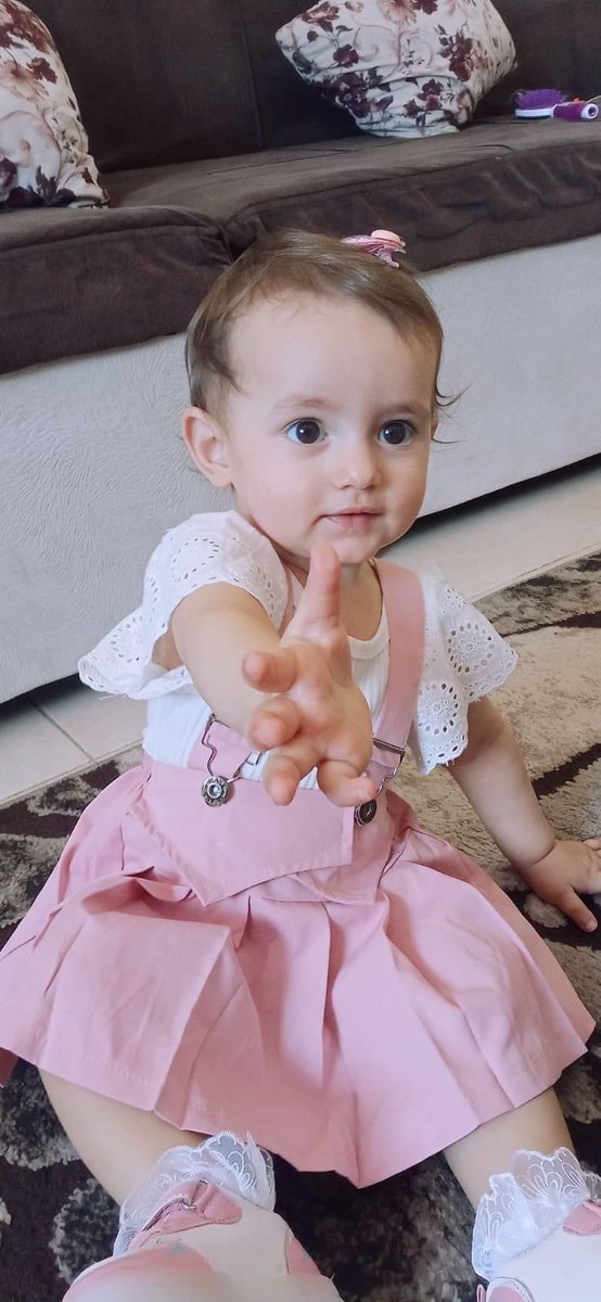 Leen Basel Ghabain, aged one and a half, was killed by Israel on December 1, 2023, while in her mother's arms in their home in Gaza City. #GazaGenocide