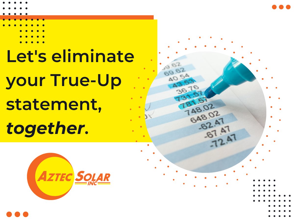 aztecsolar's tweet image. Our advanced solar solutions are designed to maximize your savings and eliminate those dreaded True-Up bills. With our cutting-edge technology and expert team, you can enjoy predictable, affordable energy all year long: aztecsolar.com/contact-us

#solar #sacramento #aztecsolar