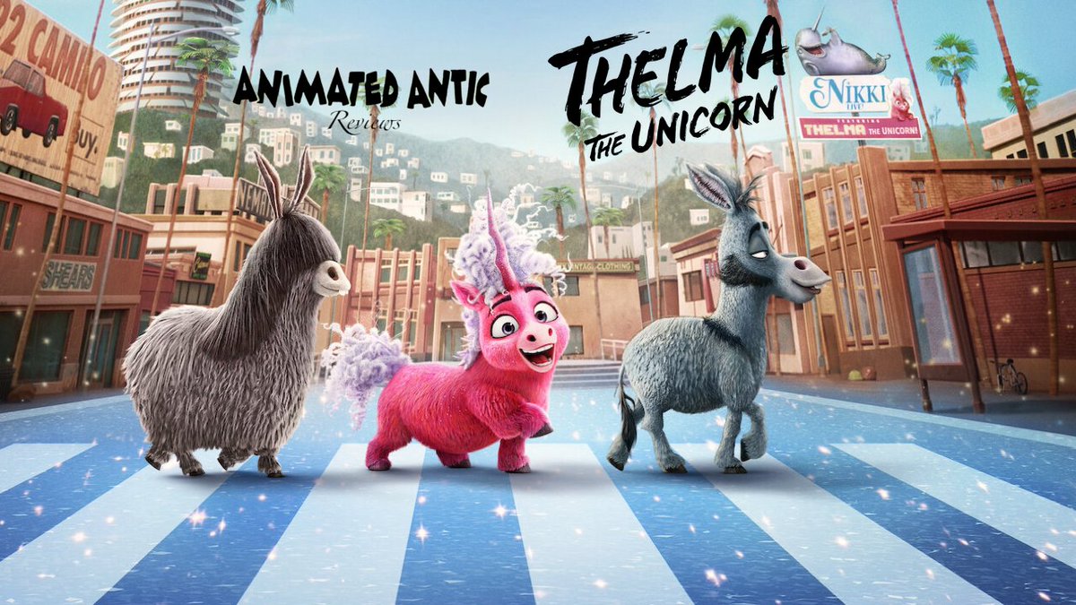 The creators of Napoleon Dynamite, Unikitty, and The Bad Guys have created a new animated film for Netflix about a pony who pretends to be a unicorn and I thought this was a pretty decent little film. Anyway, here's my review of Thelma the Unicorn. Link in the post below.