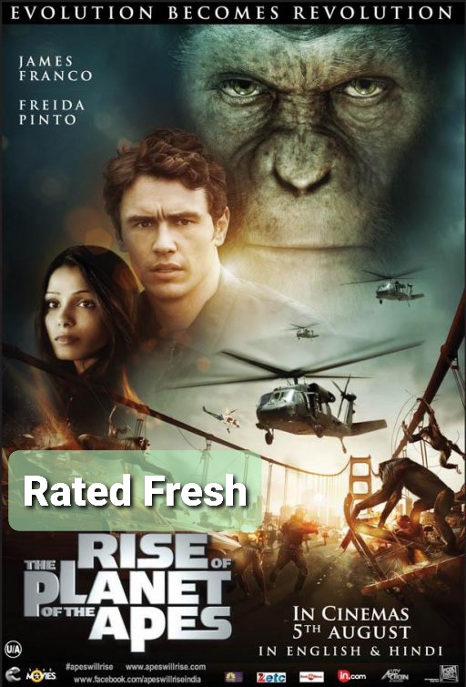 #RiseofthePlanetoftheApes 3 & 1/2 out of 5 #MovieReview #RatedFresh