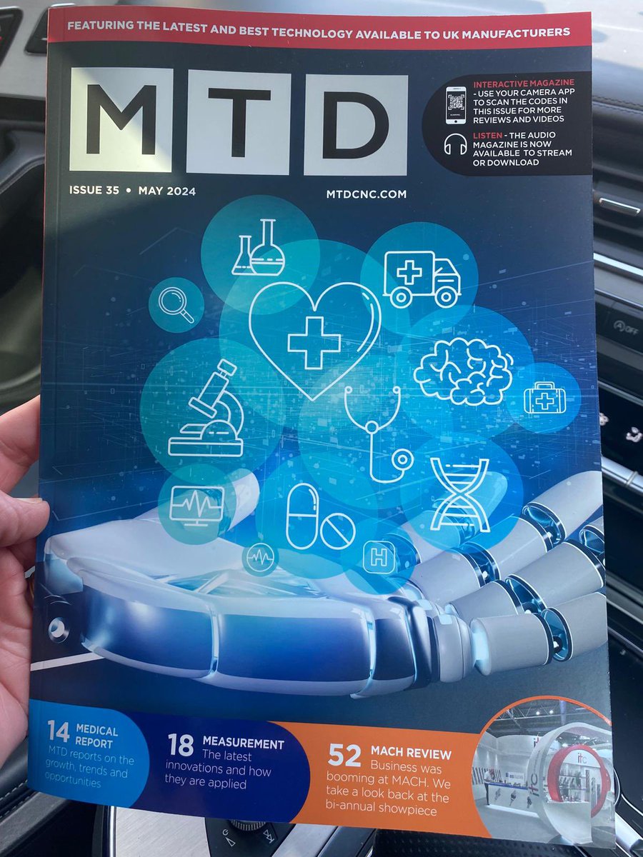 Look out for the May @mtdcnc magazine…