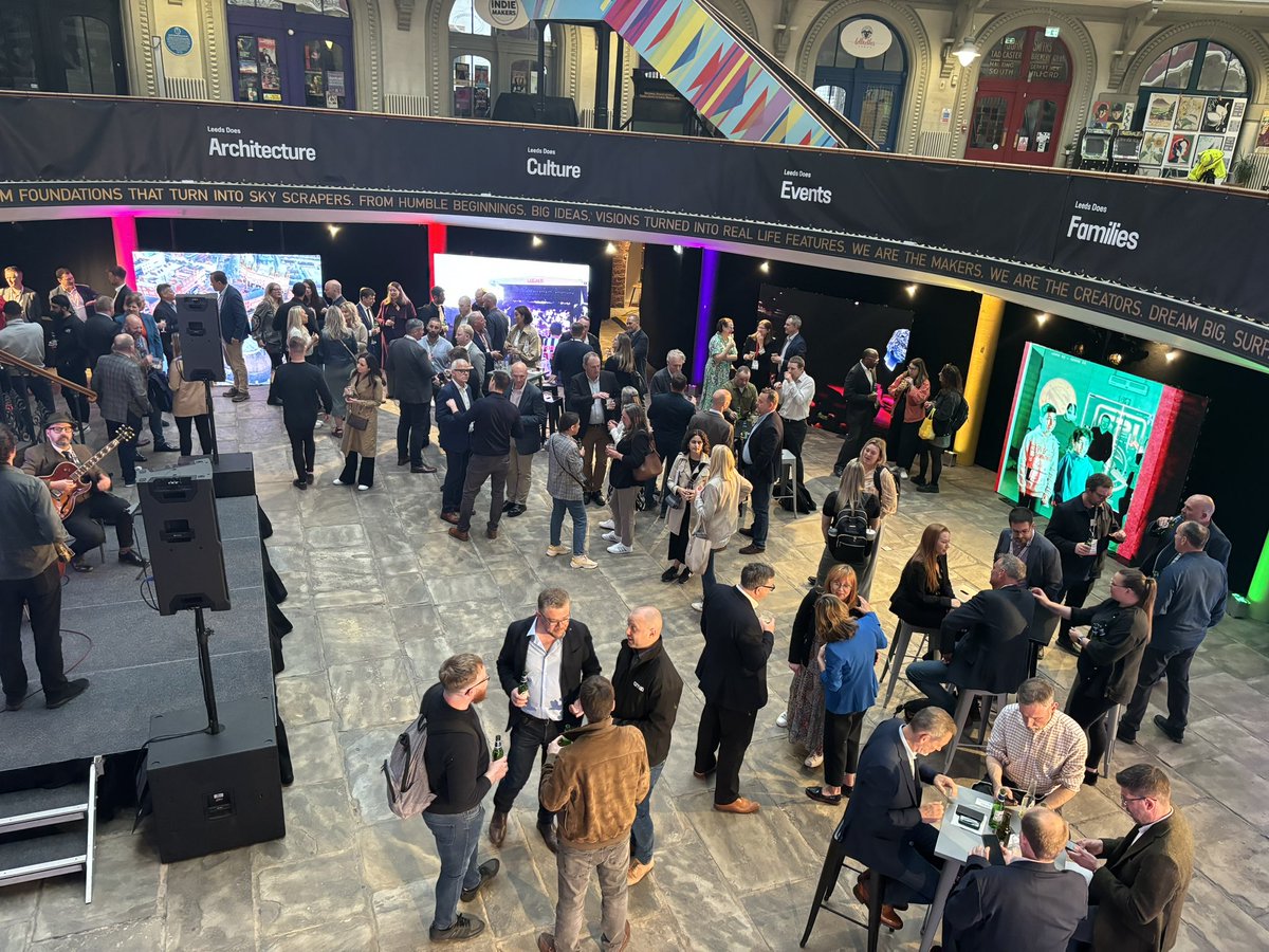 Just arrived at the welcome event hosted by @LeedsBID a great start to what will be an amazing week at @UKREiiF in Leeds. #ukreiif #place #placemarketing @WelcometoLeeds