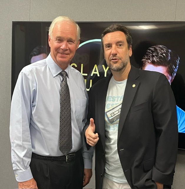 Thanks to @Freedom1047DC for hosting @ClayTravis and @SenRonJohnson!