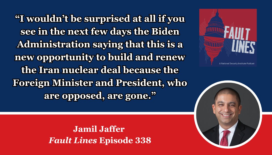 On Fault Lines ep. 338, @jamil_n_jaffer, @NotTVJessJones, @lestermunson, and @morganlroach discuss this weekend’s fatal helicopter crash that led to the deaths of both the Iran's President and Foreign Minister Watch: youtu.be/kVt9zIMPxIk Listen: open.spotify.com/episode/2zpvOt…