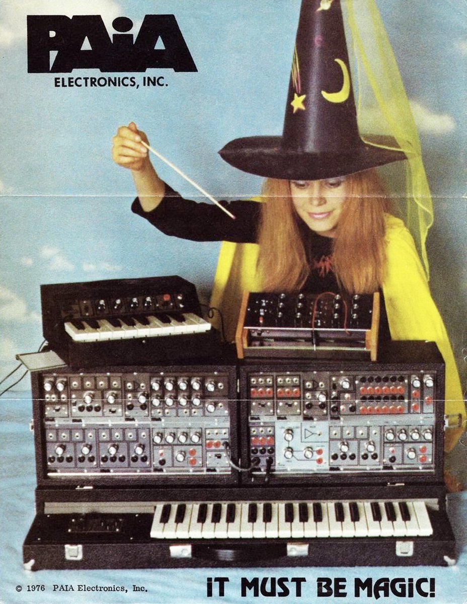 In the early 1970s, PAiA Electronics offered analog synthesizer kits - in both modular and all-in-one form, via mail order.