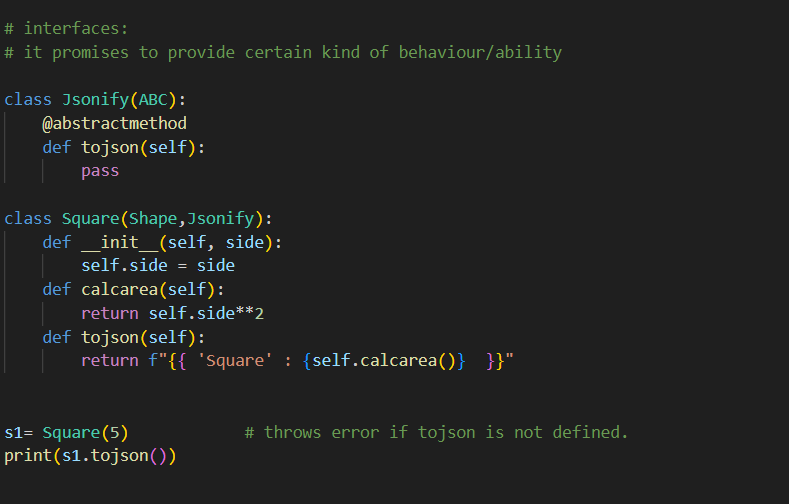 chetan_sonigra's tweet photo. #100daysofcodepython
πDay 28: Abstraction and Encapsulation in Python
#Encapsulation #Python #Abstracton #ObjectOrientedProgramming #Interface https://t.co/QcCOCMOuI2