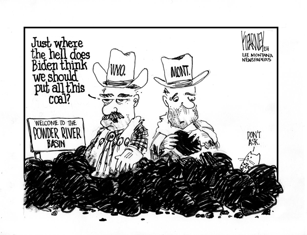America Takes Its Biggest Step Yet to End Coal Mining #coal #wyoming #montanda #cartoon