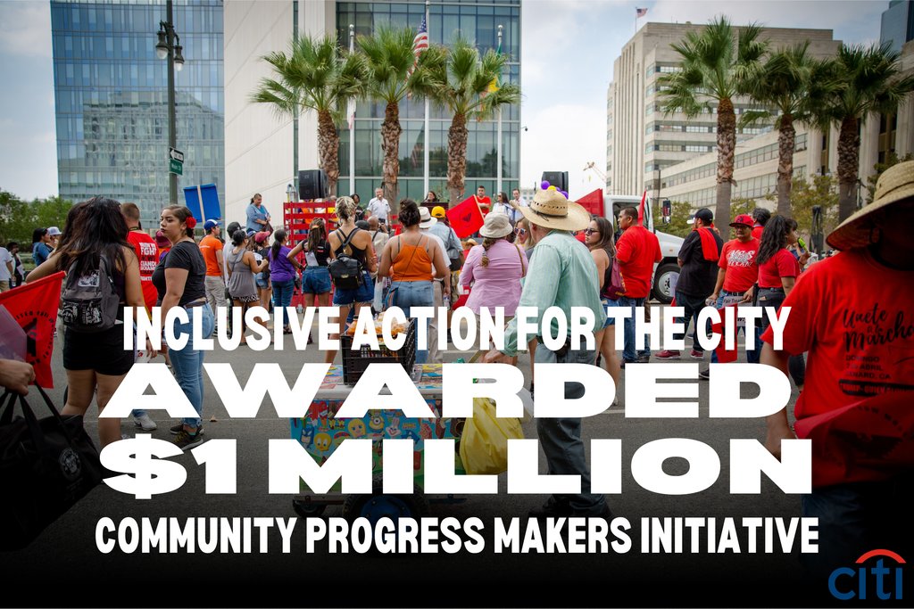 InclusivAction's tweet photo. Exciting news! IAC has been awarded $1M and is part of the 4th cohort of @Citi Foundation's Community #ProgressMakers. This will help us build coalitions, create laws, empower business owners, and support entrepreneurs with capital and coaching. https://t.co/hmdoyIhCAJ